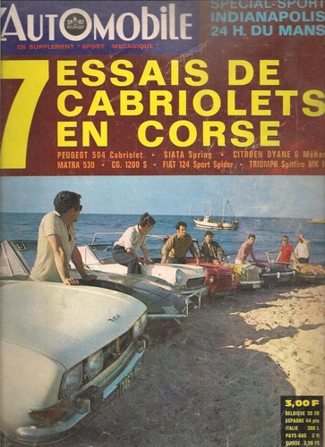 Automobile 278 1969 24h - l'automobile, du