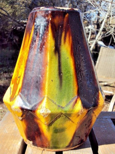 Ancien vase poterie terre - poterie, en