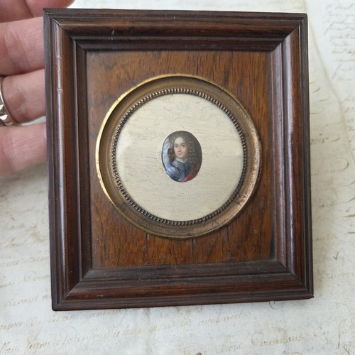 Miniature email peint ancien - email,