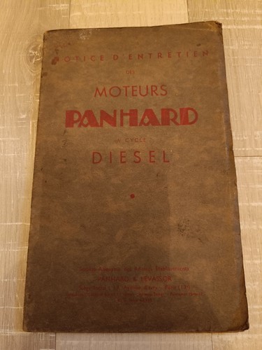 Rare notice ancienne entretien - notice,