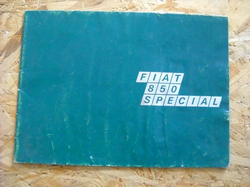 Brochure catalogue fiat 850 - catalogue,