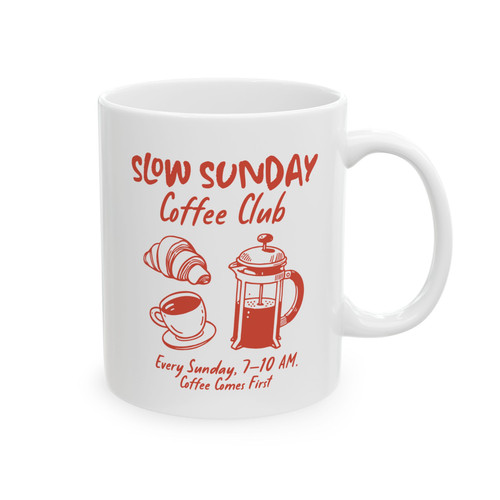 Coffee lover mug slow sunday - coffee,