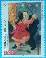 FRANCE 2002 - Oblitéré YT  3482  " Fernando BOTERO - Les danseurs " CACHET ROND