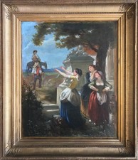Tableau XIXe de Joseph Benoit