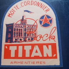 Ancienne étiquette bière