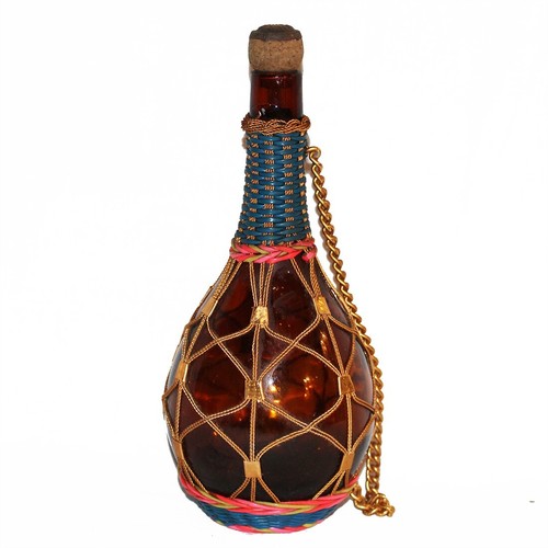 Bouteille scoubidou avec