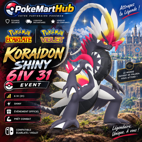 Koraidon shiny event - koraidon,