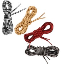  4 Pairs Lacets Tressés Ronds