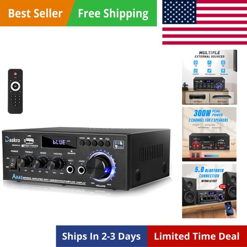 Stereo audio amplifier - stereo, amplifier,300w