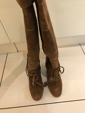 Cuissards/Genouillères Fourrés 36,5 Italienne (37 Français) Talon compensé Daim