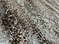 Tissu léopard python imprimé