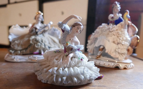 Porcelaine saxe figurine - porcelaine,