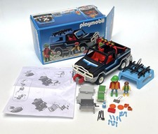 Playmobil 3764 Pick-up 4x4 1993 complet + boîte en très bel état (1 pièce cassée