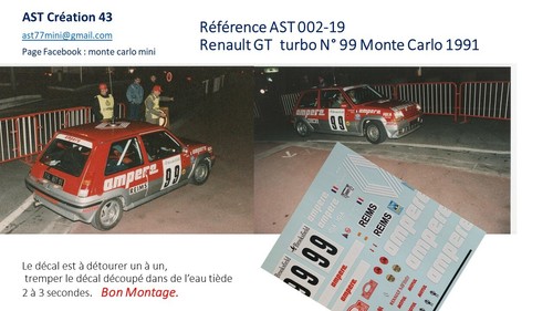 New decal renault - 1, 43