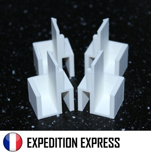 Kit guides porte coulissante - guides,