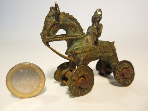 Bronze indien statuette - bronze, cheval