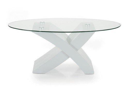 Table basse ovale - ovale, verre