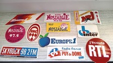 Lot Autocollants Thème Radio