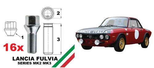 Kit boulons lancia fulvia - kit,
