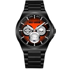 Montre acier noir fan art - en,