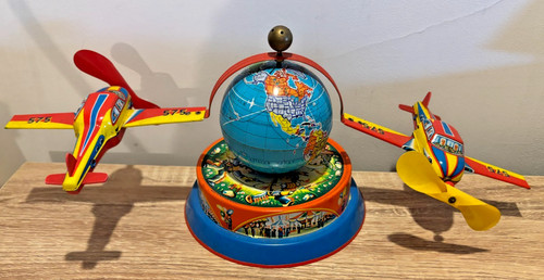 Jouet mécanique fer tôle - jouet,