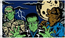 Halloween Monsters Polyester