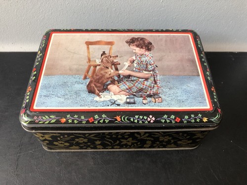 Vintage boîte fer - boîte,