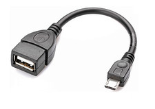 Cable Adaptateur MICRO USB Mâle OTG vers USB Femelle Tablette Smartphone (NEUF)