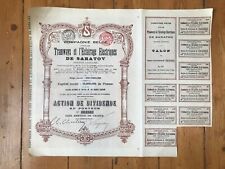 TRAMWAYS & ECLAIRAGE