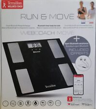 Téraillon Pèse personne impédancemètre connectée RUN & MOVE - Noir