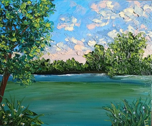 Tableau original coucher - original, de