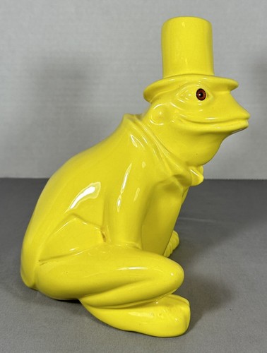 Vintage yellow frog with - yellow, top