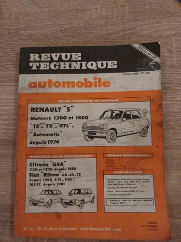 Revue technique renault r5 - 5,