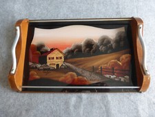 plateau de service en bois