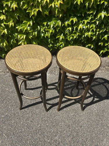 Deux tabourets bar anciens - deux,