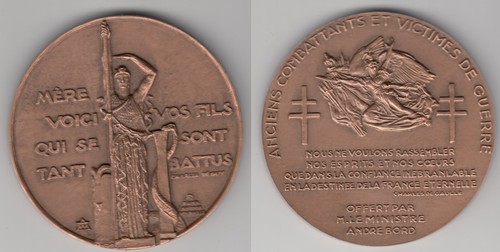Médaille bronze anciens - en,