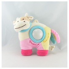 Doudou veilleuse vache rose