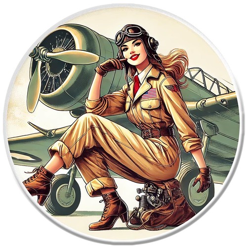 Pinup pilote aviation guerre - pinup,
