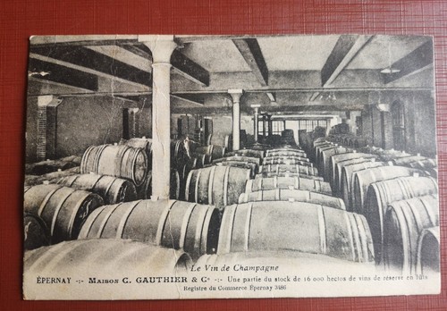 Cpa epernay le vin de - cpa,
