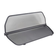 Coupe vent Filet anti-remous compatible avec Volvo C70 873 (1998-2005) Noir 100%