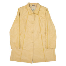 Manteau Femme Beige En Cuir