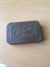 Ancienne boîte en tôle CACHOU TISSOT 
