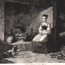 1840 Gravure Eau-forte