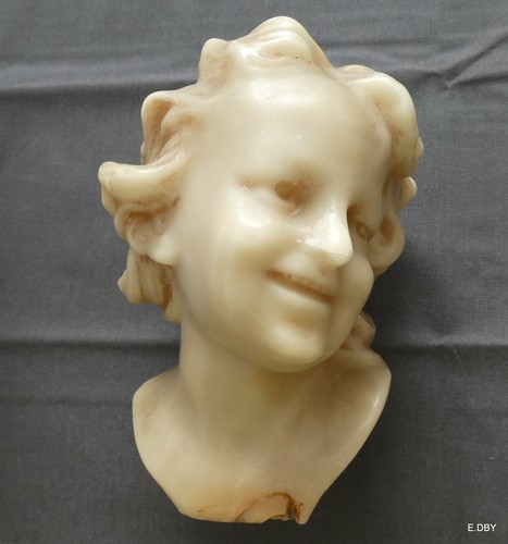 Buste enfant rieur - buste, d'enfant