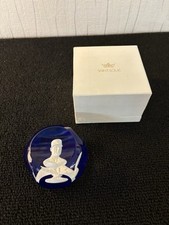 Boule presse papier série ' général de Gaulle  ' cristal de Saint Louis Numéroté