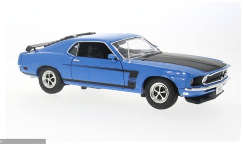 Ford mustang boss bleu 1969 - boss,