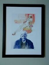 Milo Manara ( Print ) " Hommage a Hugo Pratt " , non signée 