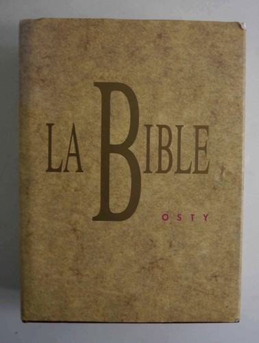 Bible osty joseph trinquet - bible,
