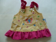 Robe poupee vintage vichy - poupee,