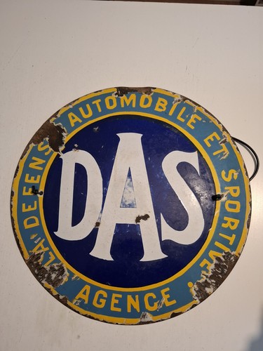Plaque emaillee daf - , défense
